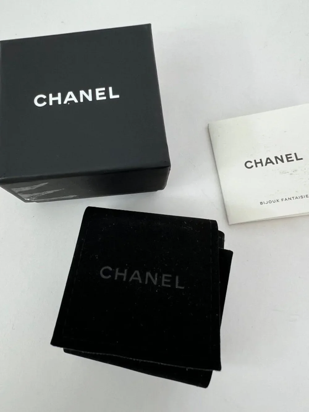 Chanel Gold Crystal CC Pearl Dangle Earrings